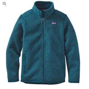 Kids Patagonia Teal Better Sweater Fleece Zip up Jacket